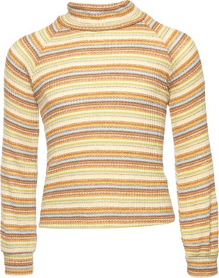 Girls' For All Seasons Stripe Long Sleeve Turtleneck Shirt