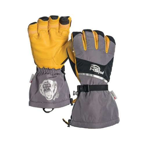 Men's Fish Monkey Yeti Premium Ice Fishing Gloves