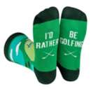 Adult Lavley "I'd Rather Be Golfing" Crew Socks