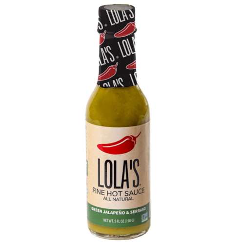 Lola's Fine Green Jalapeno and Serrano Sauce 5 Oz