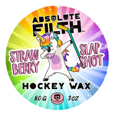 Absolute Filth Strawberry Slapshot Hockey Wax