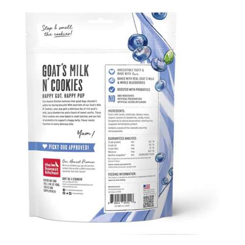 The Honest Kitchen Blueberry & Vanilla Goat's Milk N' Cookies Dog Treats
