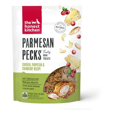 The Honest Kitchen Chicken & Cranberry Parmesan Pecks Dog Treats