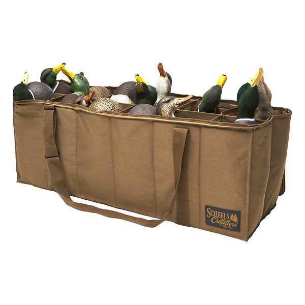 SCHEELS OUTFITTERS 12 Slot Full Body Duck Zip-Top Deluxe Decoy Bag
