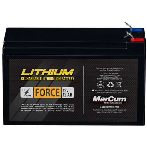 MarCum® Impact Battery Kit  12v 6ah LiFePO4 Battery & Charger