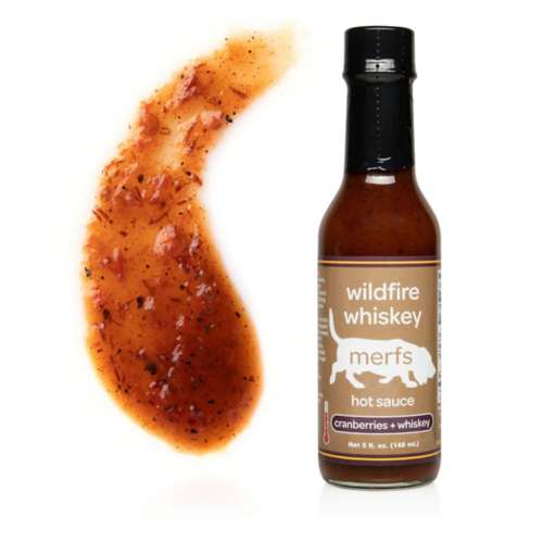Merfs Condiments Wildfire Whiskey Hot Sauce 5 oz