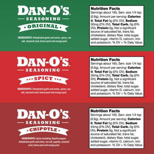 Dan-O's 3.5 oz. Seasoning Bundle