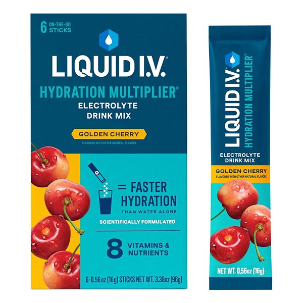 Liquid I.V. Hydration Multiplier Powdered Electrolyte Drink Mix - 6 Pack