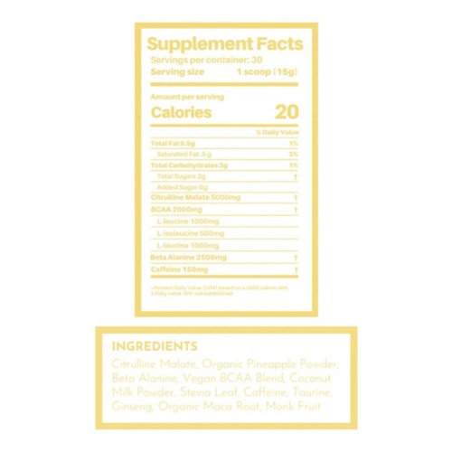 Just Ingredients Pre-Workout