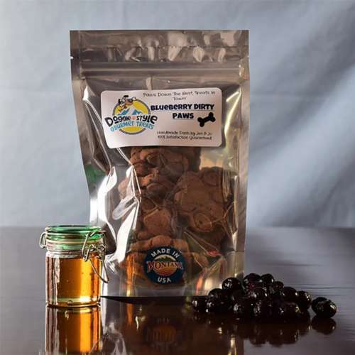 Doggie Style Gourmet Treats Blueberry Dirty Paws