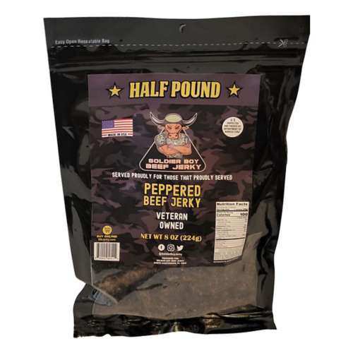 Soldier Boy Jerky Peppered Beef Jerky