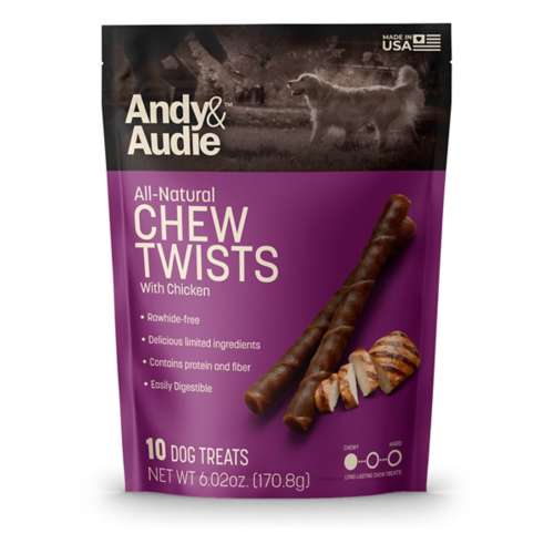 Andy & Audie All Natural Twists Dog Treats