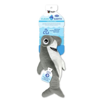Clean Earth Plush Shark Dog Toy