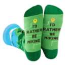Adult Lavley "I'd Rather Be Hiking" Crew Socks