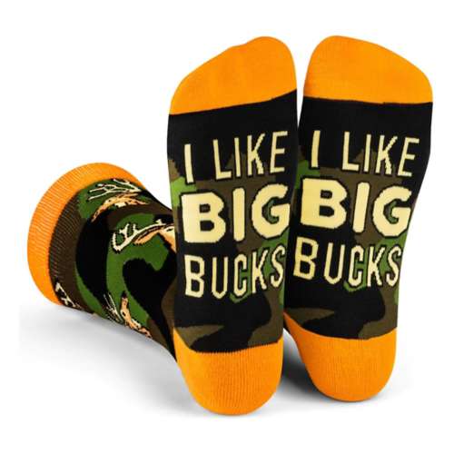 Adult Lavley "I Like Big Bucks" Crew Socks