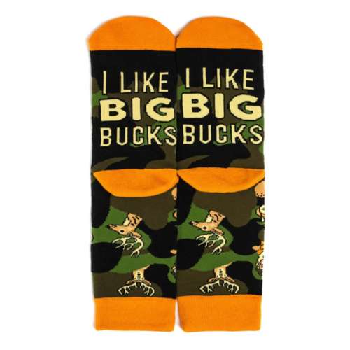 Adult Lavley "I Like Big Bucks" Crew Socks