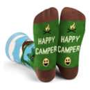 Adult Lavley "Happy Camper" Crew Socks