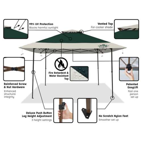 YOLI Pagoda EasyLift 170 13'X13' Instant Canopy