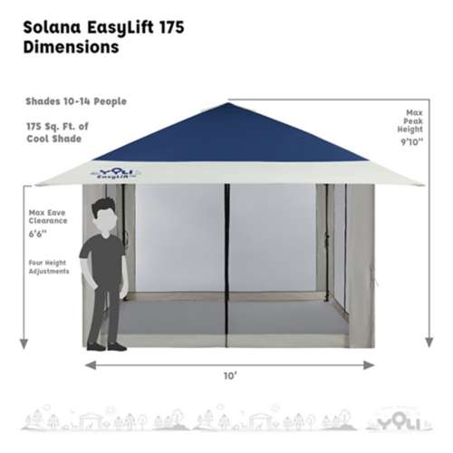 YOLI Solana EasyLift 175 with Screen Enclosure