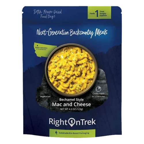 RightOnTrek Bechamel Style Mac and Cheese 2 Person