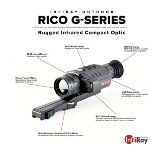 InfiRay Outdoor RICO G-384 3x35mm Thermal Weapon Sight