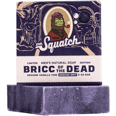 Dr. Squatch Wood Barrel Bourbon Soap w/Soap Saver Pouch - 5oz Free Shipping