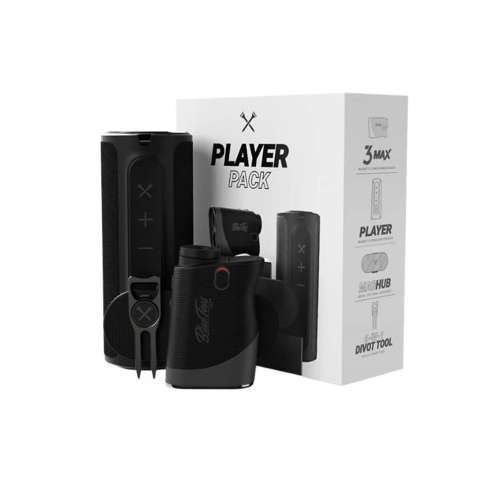 Blue Tees Player+ GPS Golf Speaker - Navy - Dallas Golf Company