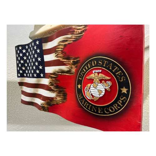 Custom Jacks Marines Old Glory Wallart