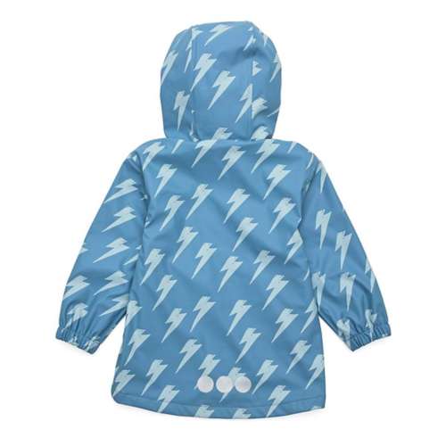 Kids' Snapper Rock Lightning Bolt Recycled Rain Sommer jacket