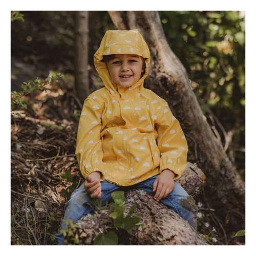 Toddler Snapper Rock Sun Cloud Recycled Rain Jacket