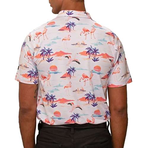 Baltimore Orioles MLB Mens Flamingo Button Up Shirt