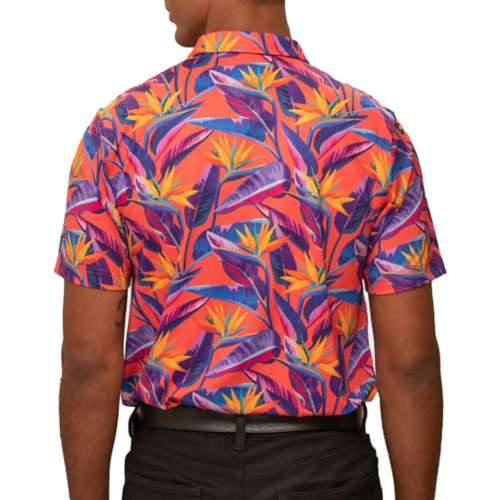 Men's Waggle Printed Golf Polo