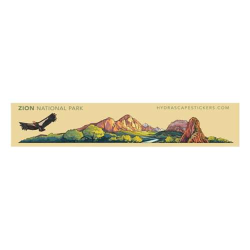 Hydrascape Zion National Park Miniscape Sticker