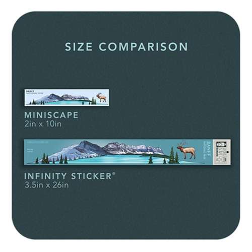 Hydrascape Zion National Park Miniscape Sticker