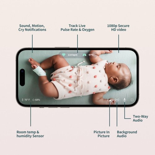 Owlet Dream Duo 2 Baby Monitor - Primary Image