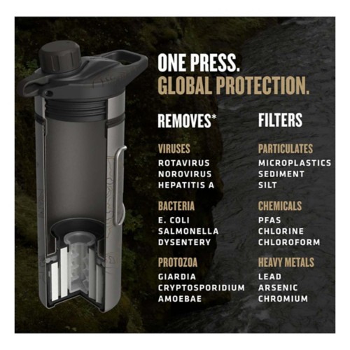 Grayl 24oz GeoPress Ti Purifier Bottle