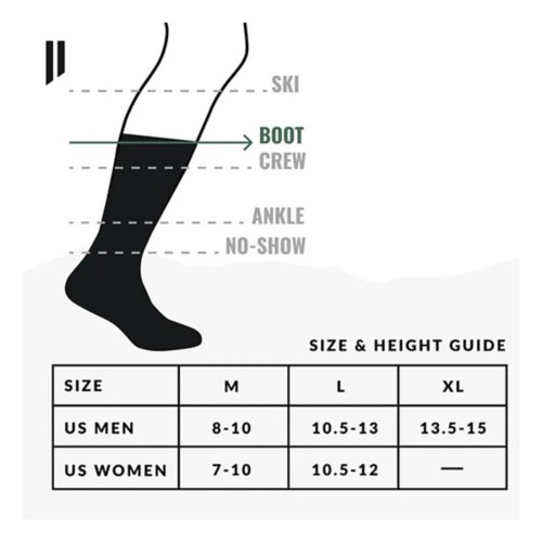 Adult Hollow Alpaca Performance Crew Hunting Socks