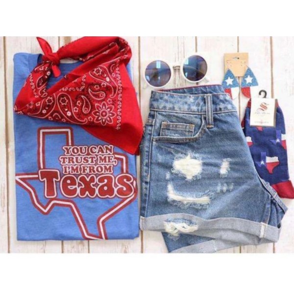 Women's Ruby's Rubbish Im From Texas Tank Top product image