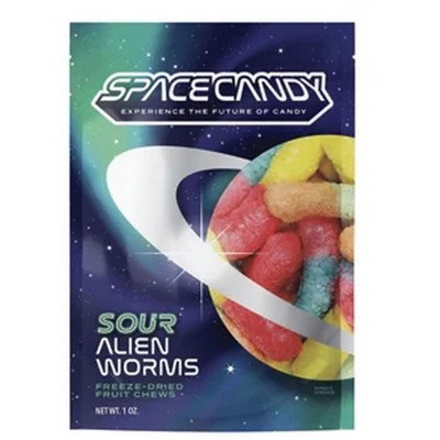 Space Candy Freeze-Dried Sour Alien Worms