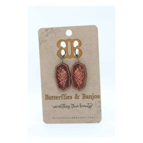Butterflies And Banjos Posy Earrings