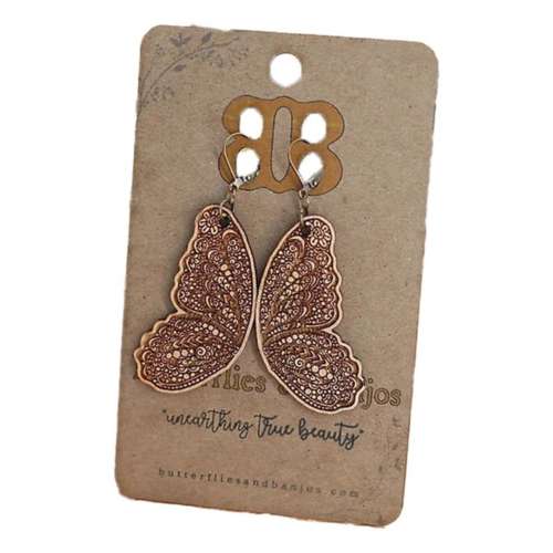 Butterflies And Banjos Flutterby Earrings