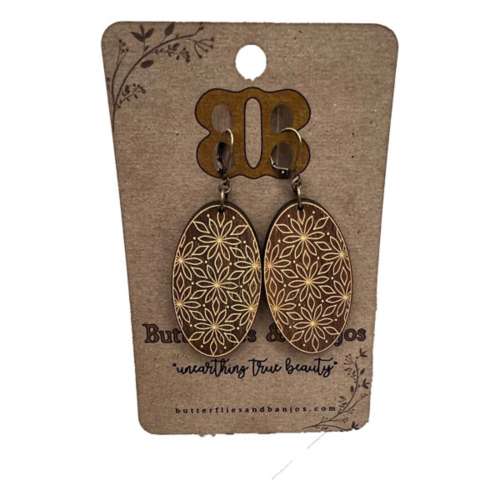 Butterflies And Banjos Daisy Bell Earrings