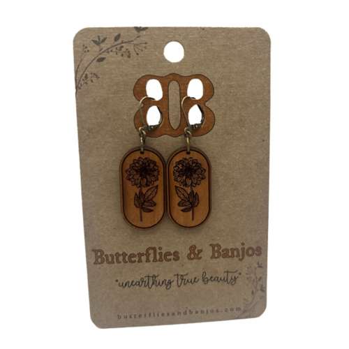 Butterflies And Banjos Dahlia Sweet Love Earrings