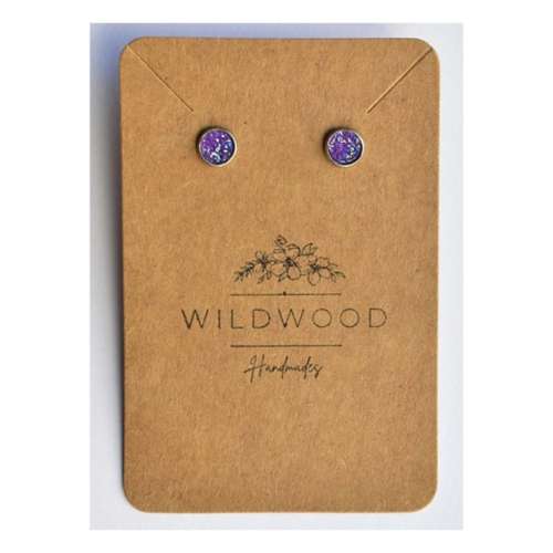 Wildwood Handmades Faux Druzy 6mm Stud Earrings