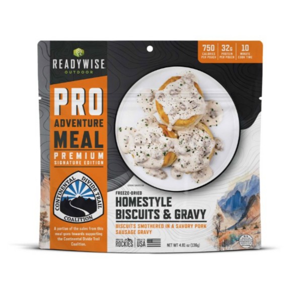 READYWISE Homestyle Biscuits & Gravy Freeze Dried Meal