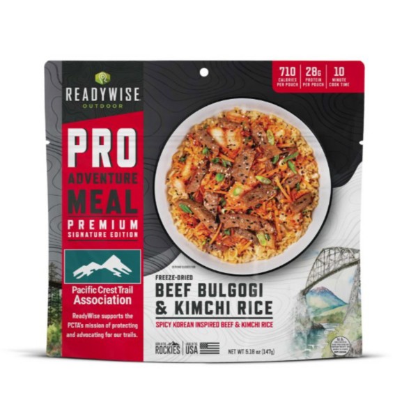 READYWISE Beef Bulgogi & Kimchi Fried Rice Freeze Dried Meal