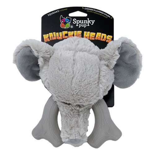 Spunky Pup Knuckleheads Elephant Dog Toy