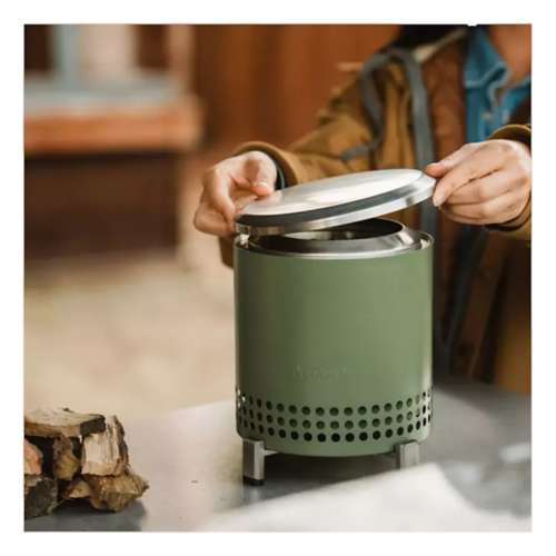 Solo Stove Mesa XL 7-Inch Round Stainless Steel Wood Burning