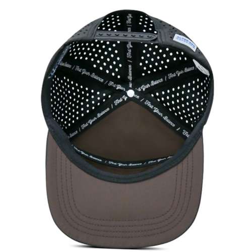 Alter Ego Running Drifter Splash Black Silver Flag - Durable, Lightweight, Breathable Premium Hat (Black Silver Flag, M-L)