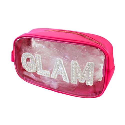 KENZKUSTOMZ Glam Clear Makeup paisley bag